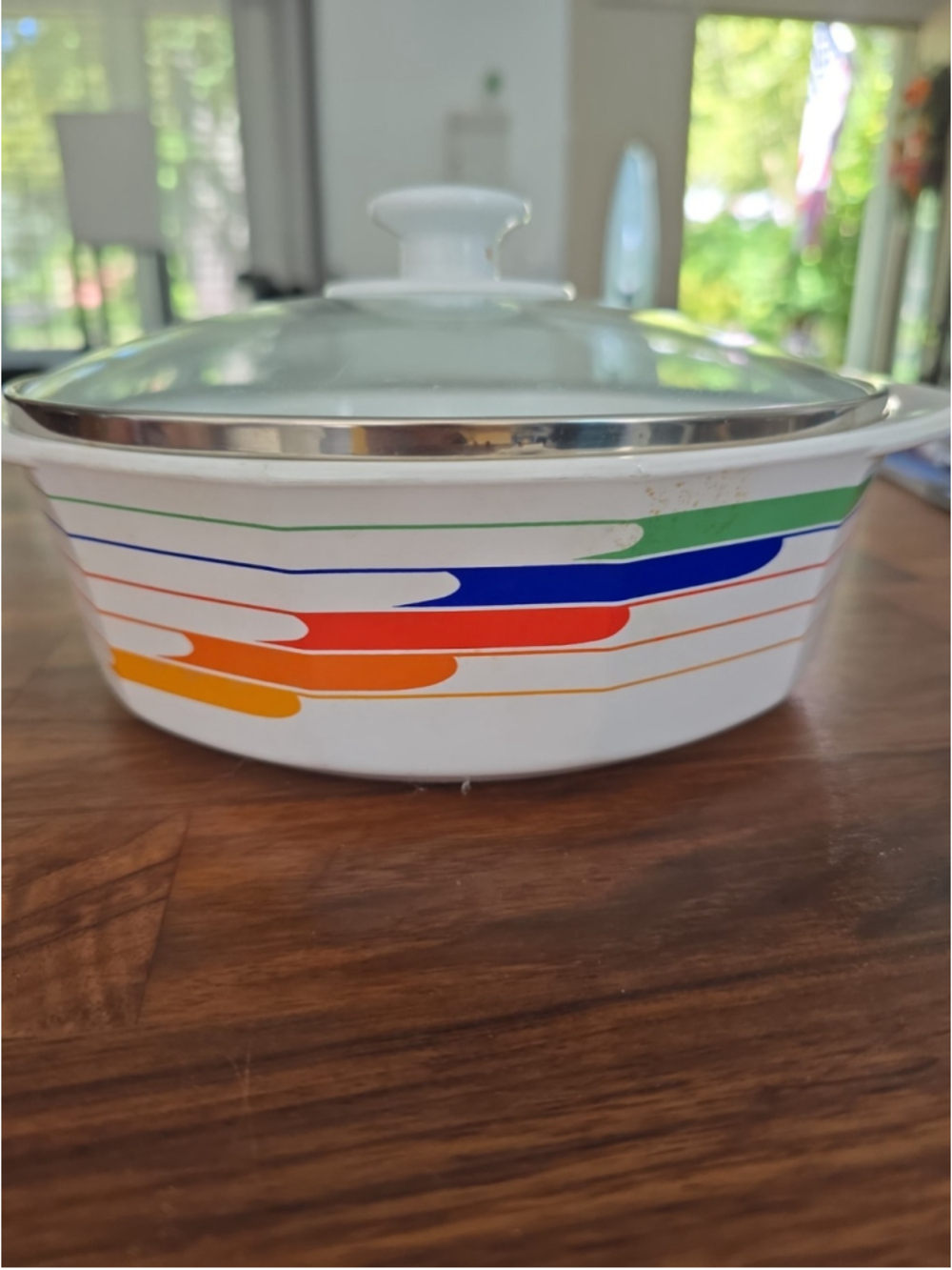 Studio Nova Fire & Ice Covered Casserole with Lid Hi Fi Vtg/Retro 70’s/80’s